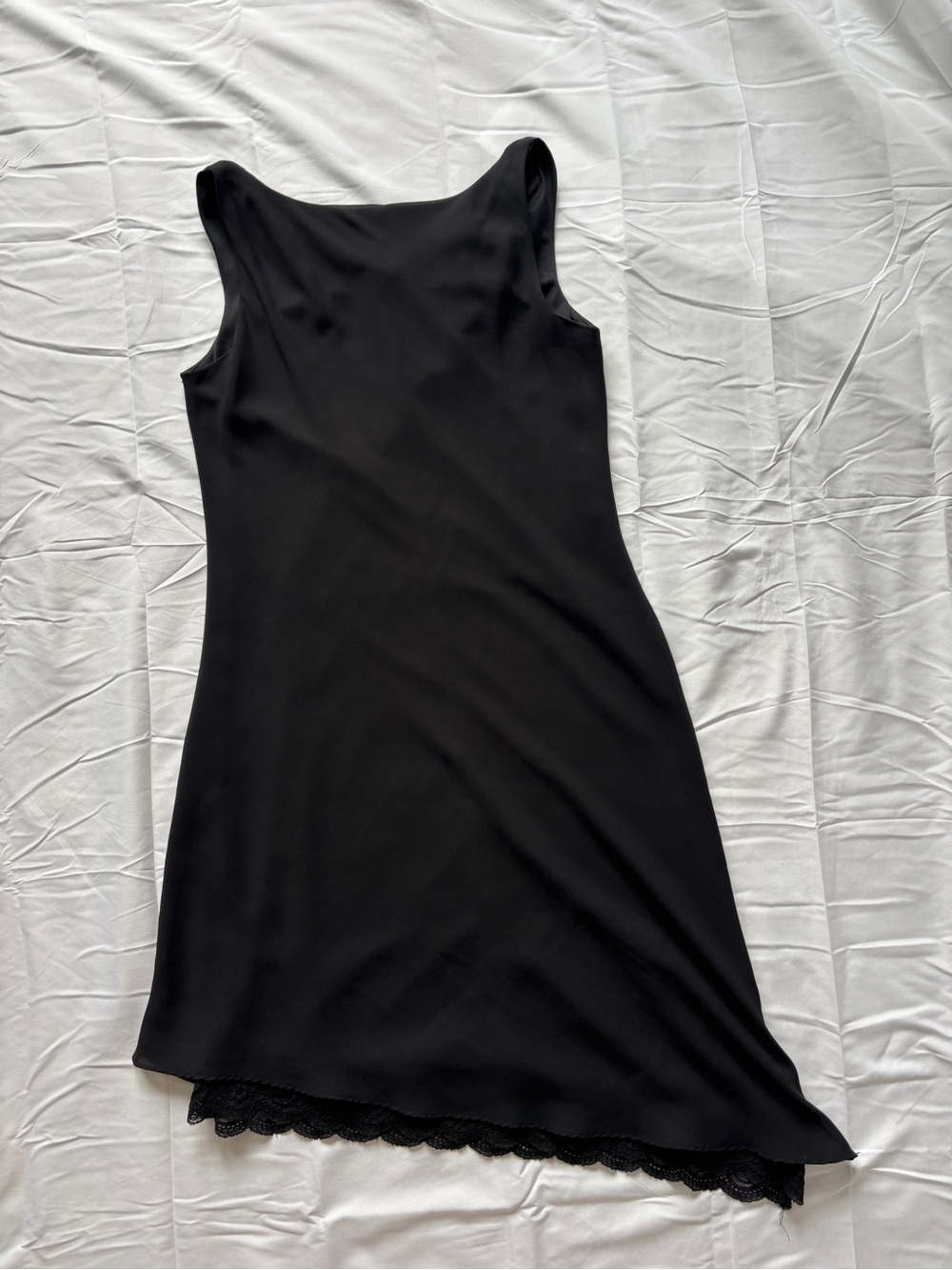Vintage 1990s Alyn Paige Black Cowl Neck Cocktail Dress - Picture 8 of 8